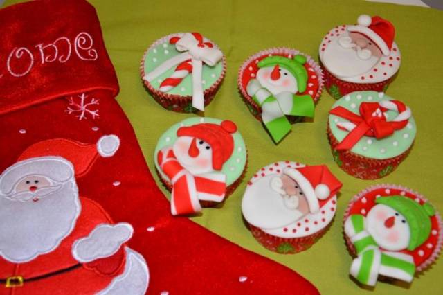 Cupcakes Navideños