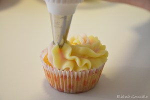 Cupcakes de limón y fresa
