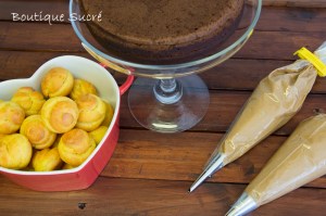 Nake Cake de Chocolate y Crema de Café