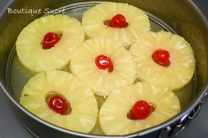 tarta de piña volteada