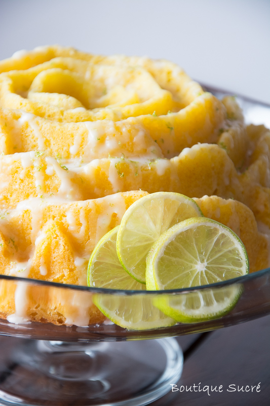 Bundt Cake de Limón, Lima y Jengibre