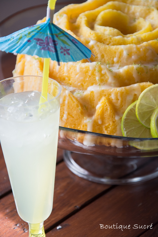 Bundt Cake de Limón, Lima y Jengibre