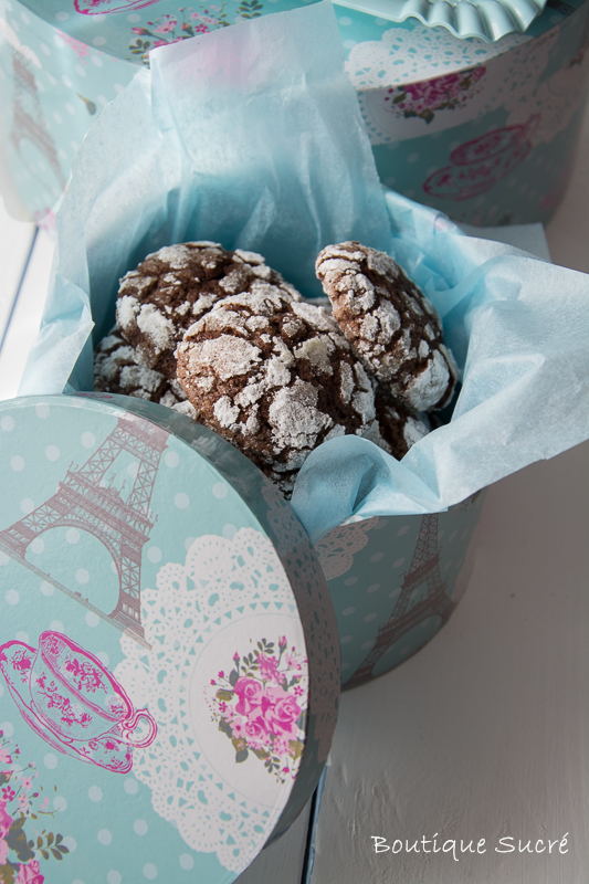 Galletas Nevadas Craqueladas