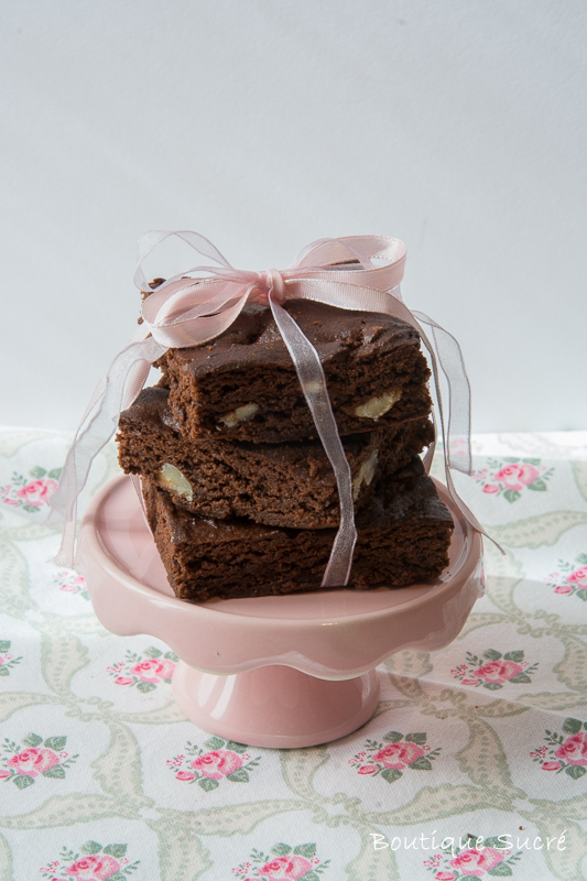 Brownies de Chocolate y Nueces sin azúcares