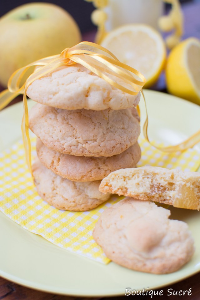 Galletas de Manzana, Limón y Chocolate Blanco.