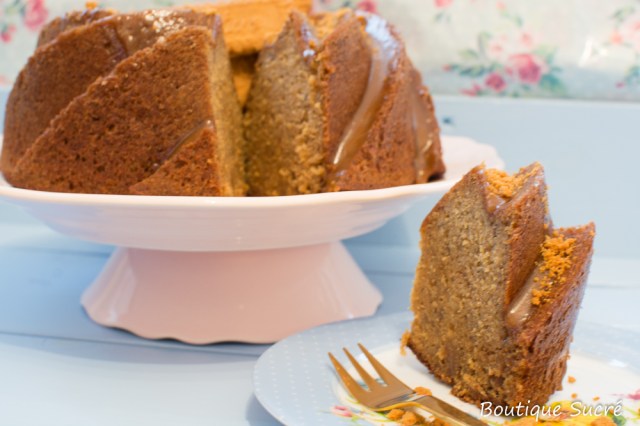 bundt cake de banana y speculoos