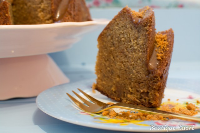 bundt cake de banana y speculoos