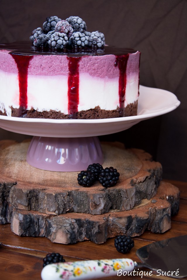 Tarta Mousse Yogurt y moras