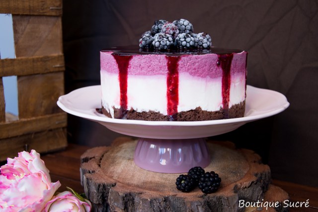 Tarta Mousse Yogurt y moras