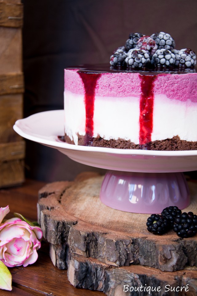 Tarta Mousse Yogurt y moras