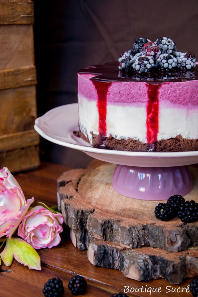 Tarta Mousse Yogurt y moras