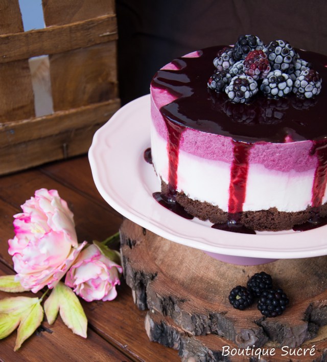 Tarta Mousse Yogurt y moras