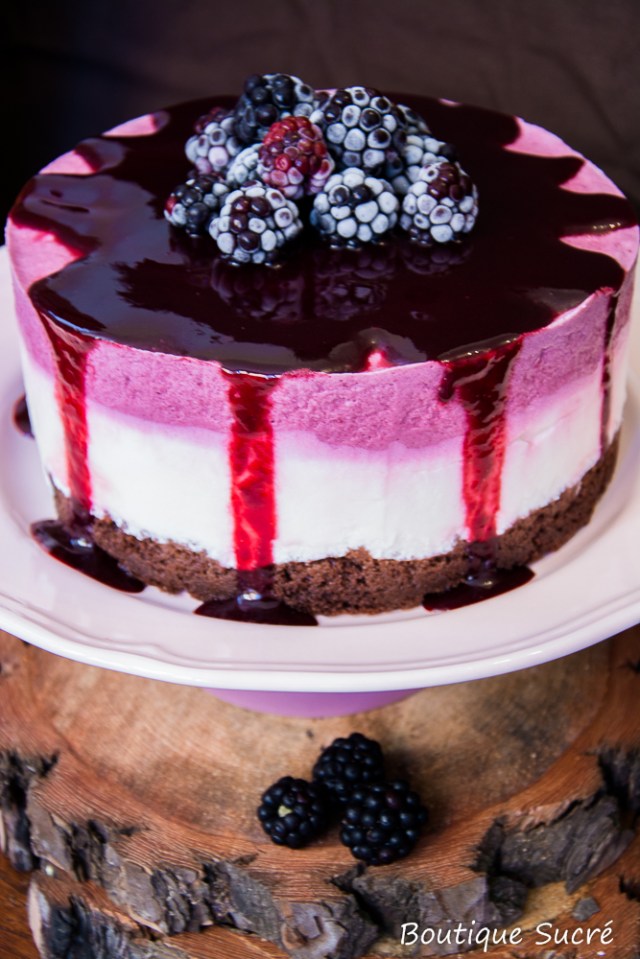 Tarta Mousse Yogurt y moras