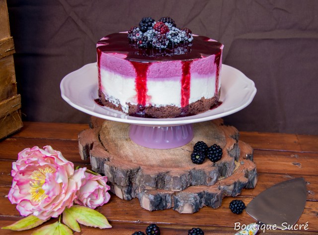 Tarta Mousse Yogurt y moras