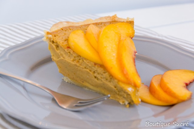 Tarta de Calabaza y Nectarinas