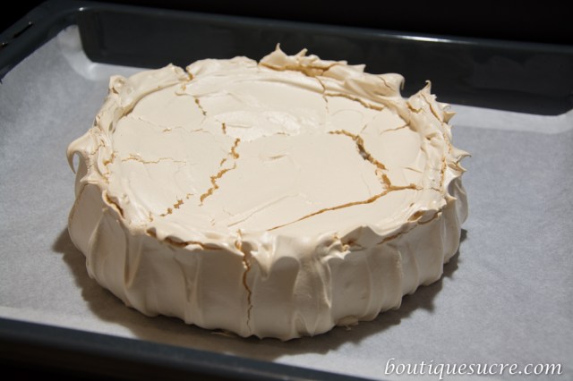 Pavlova frutos del bosque