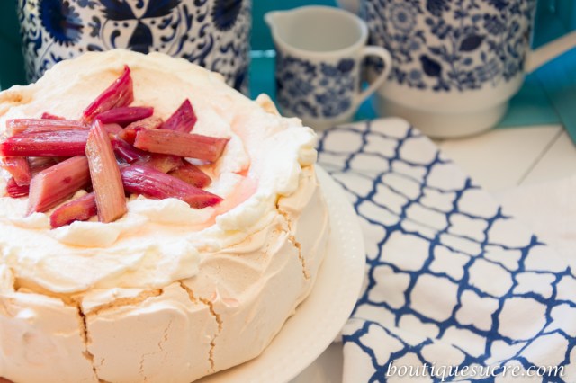 pavlova ruibarbo