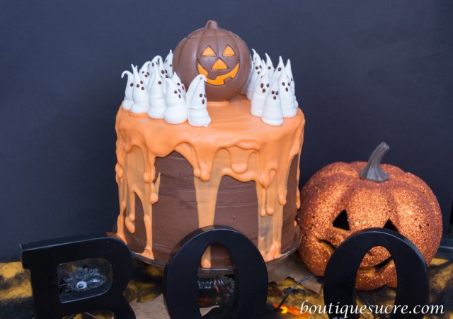 tarta piñata halloween