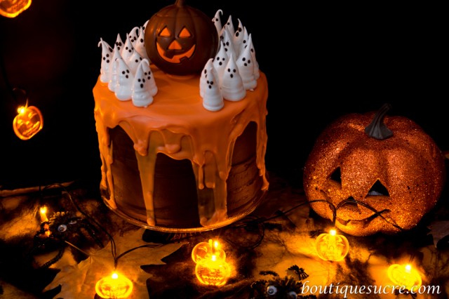 tarta piñata halloween