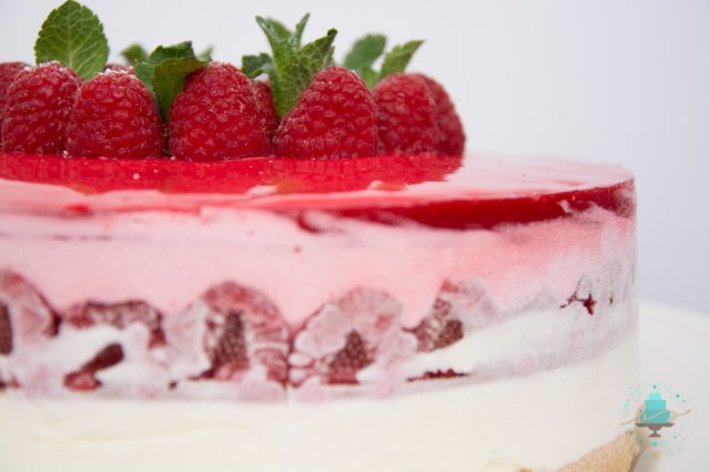 tarta mousse frambuesas y queso